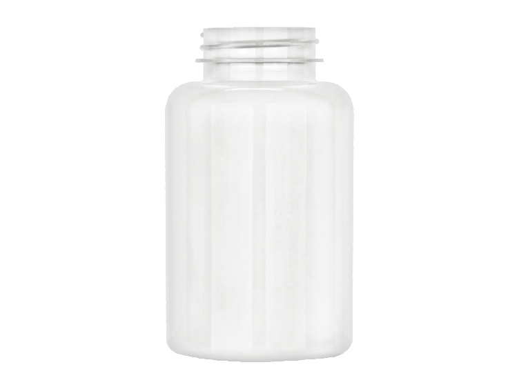 Download 10 oz. White (300 ML) 45-400 PET Round Packer Plastic Bottle w/ Dis