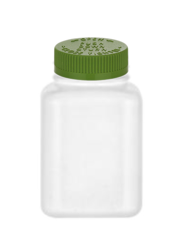500cc White PET Plastic Packer Bottle 53-400(140/case) - Liquid
