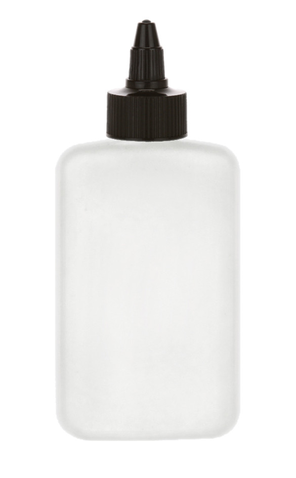 4oz Matte White Glass Boston Round Bottle with a 22-400 neck - Liquid  Bottles LLC