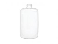 6.67 oz. White Opaque MDPE Oval (200 ml) 24-410 Plastic Bottle-Turret Cap