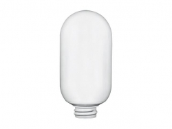 2 oz. White Tottle HDPE 22-400 Plastic Bottle (Stock)