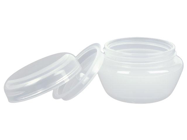 2/3 oz (20 mm) Natural Mushroom PP Plastic Jar with 42 mm Natural