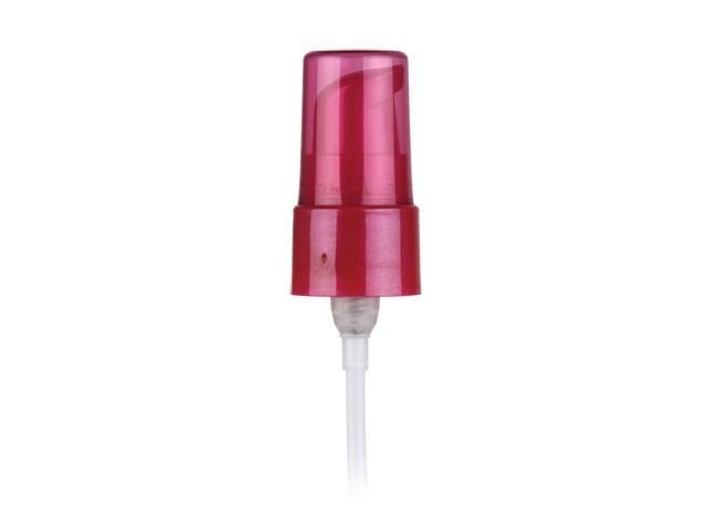 20-410 Raspberry Metallic Plastic Treatment Pump w/ Raspberry Translucent Hood (5 3/16