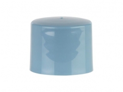 18-415 Blue Light Smooth PP Plastic Non Dispensing Bottle Cap w/ Plug Seal 50% OFF