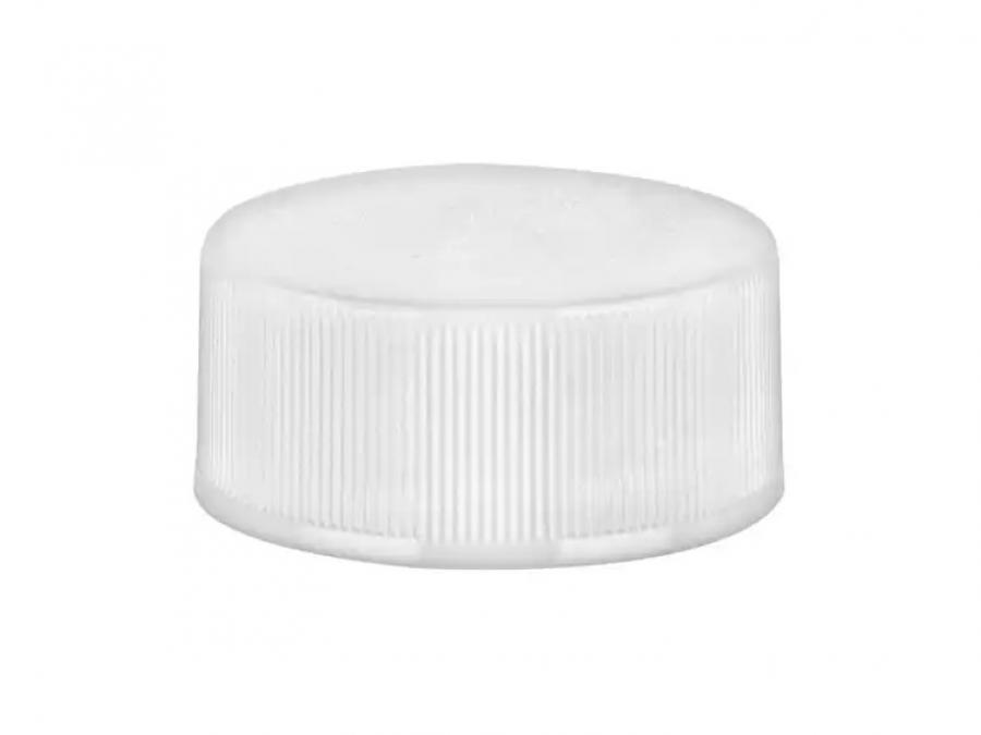 20-400 White Ribbed CT Bottle Cap-Stipple Top-.035 Pulp FS3-19 HS Liner (Berry)