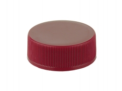 24-400 Red Rustic Non Dispensing PP Plastic Bottle Cap-HS Liner