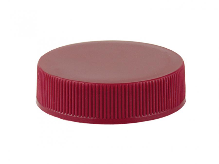 38-400 Cranberry Ribbed PP Bottle-Jar Cap-CT-Smooth Top-HS Liner