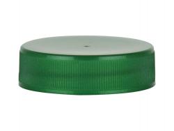 38-400 Green Ribbed Non Dispensing Bottle-Jar Cap-Smooth Top-Foam Liner (Berry)