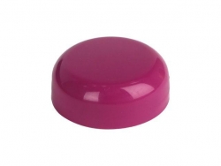 38mm Magenta Non Dispensing Plastic Dome Bottle-Jar Cap w/ Plug Seal