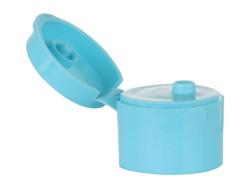 20-410 Aqua Smooth PP Plastic Snap Top Dispensing Bottle Cap-.120 in. Orifice