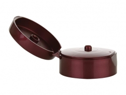 22-400 Burgundy Pearl Translucent Dispensing Flip Top Bottle Cap w/ .187 in. Orifice & 2 in. Diameter (Surplus)