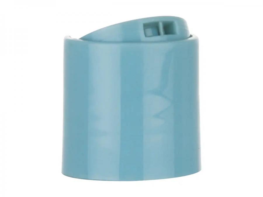 24-410 Blue Skies Smooth PP Plastic Dispensing Disc Top F Style Bottle Cap-.312 in orif (Stull)