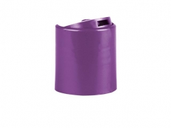 24-410 Purple Violet Dispensing Disc Top  Bottle Cap w/ .310 in. Orifice