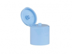 24-415 Blue Light Smooth Flip-Top Dispensing Cap w/ .120 in. Orifice