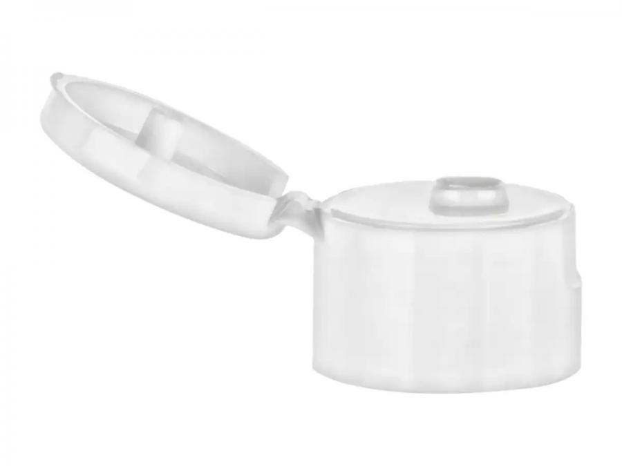 28-410 White Smooth Dispensing Snap-Top Bottle Cap-153 in. Orif-HS Liner