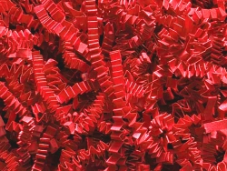 1 lb. Bag Red Crinkle Paper