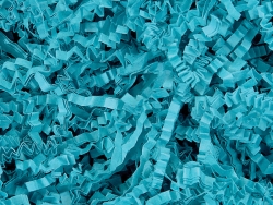 1 lb. Bag Teal Crinkle Paper