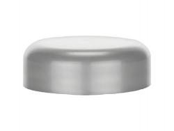 33-400 Silver Smooth Dome Non Dispensing PP Plastic Jar Cap-Foam Liner