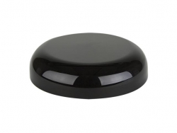 53-400 Black Dome Smooth Non Dispensing Liner-less Jar Cap