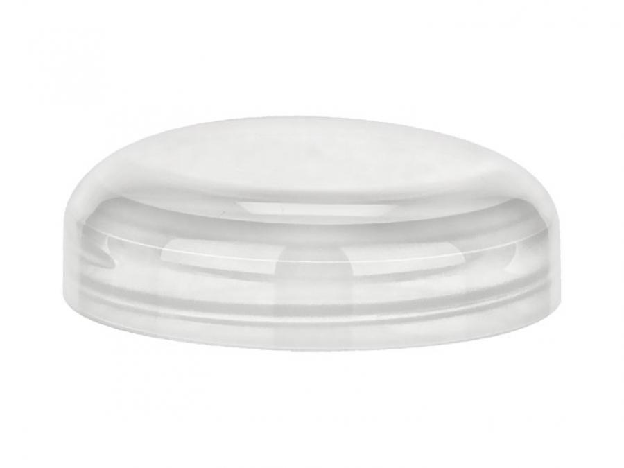 53-400 Natural Dome Smooth Non Dispensing PP Plastic Liner-less Jar Cap