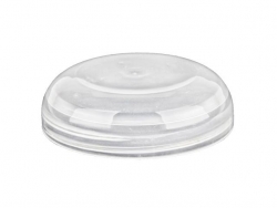 58-400 Natural Dome Smooth PP Plastic Non Dispensing CT Liner-less Jar Cap-King