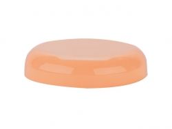 58-400 Peach Pearl Non Dispensing PP Dome Plastic Jar Cap w/ PE Foam Liner (Surplus)