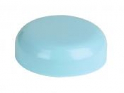 63 mm Blue Light Dome Smooth Non Dispensing PP Plastic Liner-less Jar Cap-Valve Seal