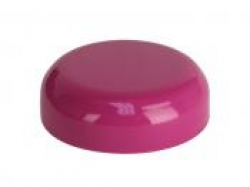 63 mm Magenta Dome Smooth Non Dispensing Liner-less PP Plastic Jar Cap-Valve Seal