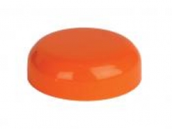 63 mm Orange Dome Smooth Non Dispensing PP Plastic Liner-less Jar Cap-Valve Seal