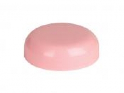 63 mm Pink Dome Smooth Non Dispensing PP Plastic Liner-less Jar Cap-Valve Seal