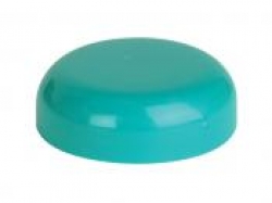 63 mm Teal Dome Smooth Non Dispensing PP Plastic Liner-less Jar Cap-Valve Seal