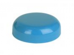63 mm Turquoise Dome Smooth Non Dispensing Plastic Liner-less Jar Cap 50% OFF