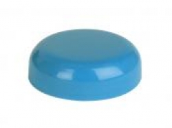 63 mm Turquoise Dome Smooth Non Dispensing PP Plastic Liner-less Jar Cap-Valve Seal