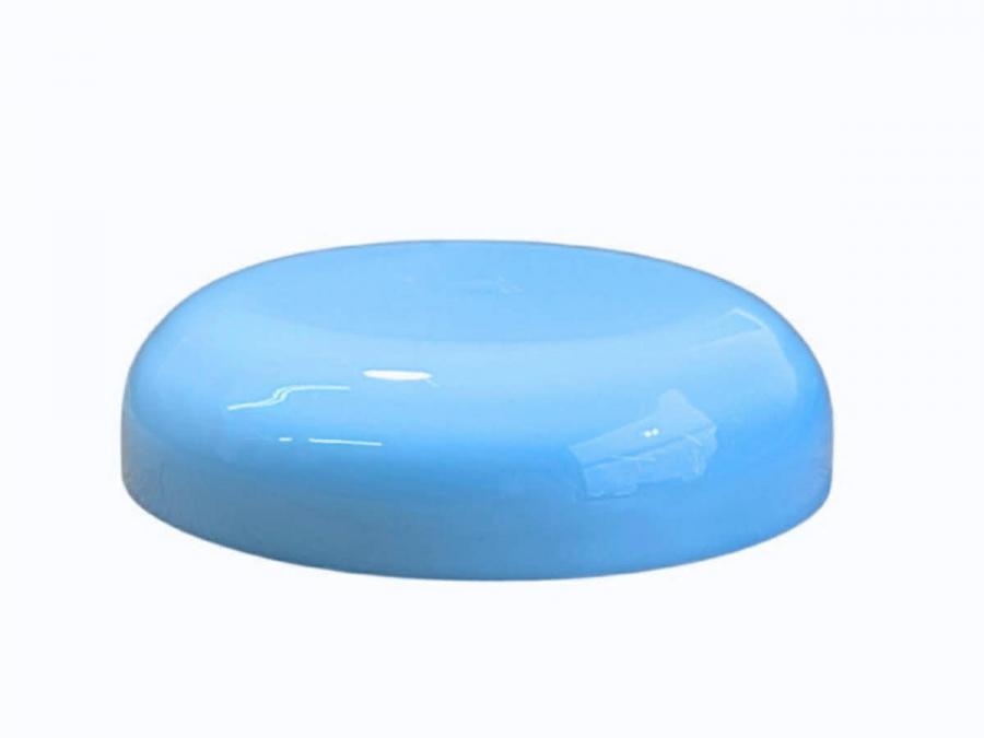 70-400 Blue Light Smooth Dome PP Plastic CT Jar Cap-Foam Liner