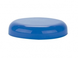 70-400 Blue Royal Dome Smooth Non Dispensing PP Plastic Jar Cap w/ F-217 Liner