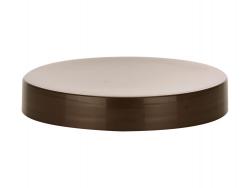 70-400 Brown-Bronze Flat Smooth Non Dispensing PP Plastic Liner-less Jar Cap
