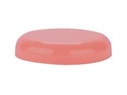 70-400 Dusty Coral Rose Smooth Dome Non Dispensing PP Plastic Jar Cap w/ HS Liner 40% OFF