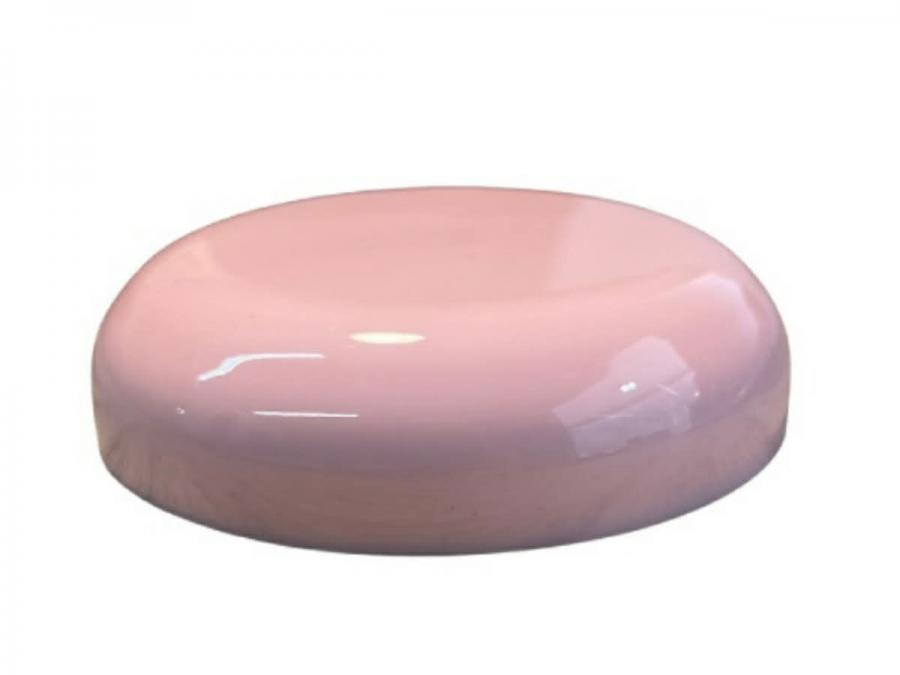 70-400 Pink Light Smooth Dome PP Plastic CT Jar Cap-Foam Liner