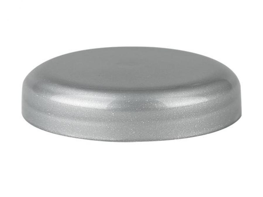 70-400 Silver Smooth Dome PP Plastic CT Jar Cap-Foam Liner