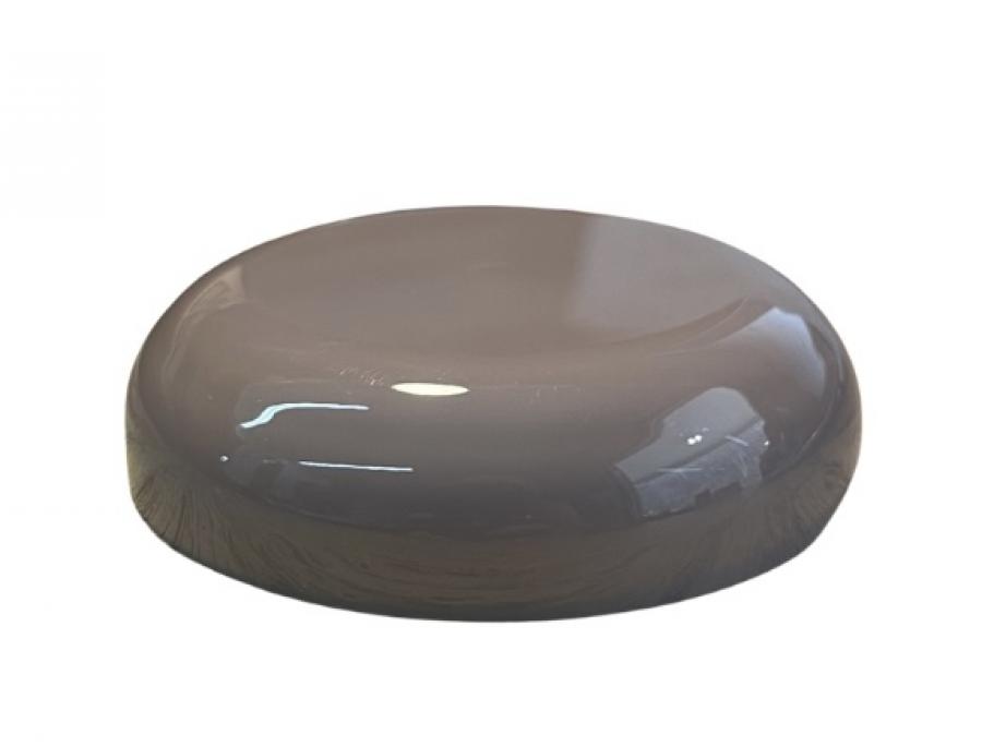 70-400 Taupe Smooth Dome PP Plastic CT Jar Cap-Foam Liner