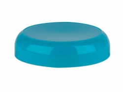 70-400 Teal Dome Smooth Non Dispensing Plastic Liner-less Jar Cap w/ Stacking Ring 40% OFF VOLUME DISCOUNTS