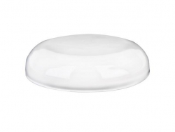 70-400 White Dome Smooth PP Non Dispensing  Plastic Liner-less Jar Cap
