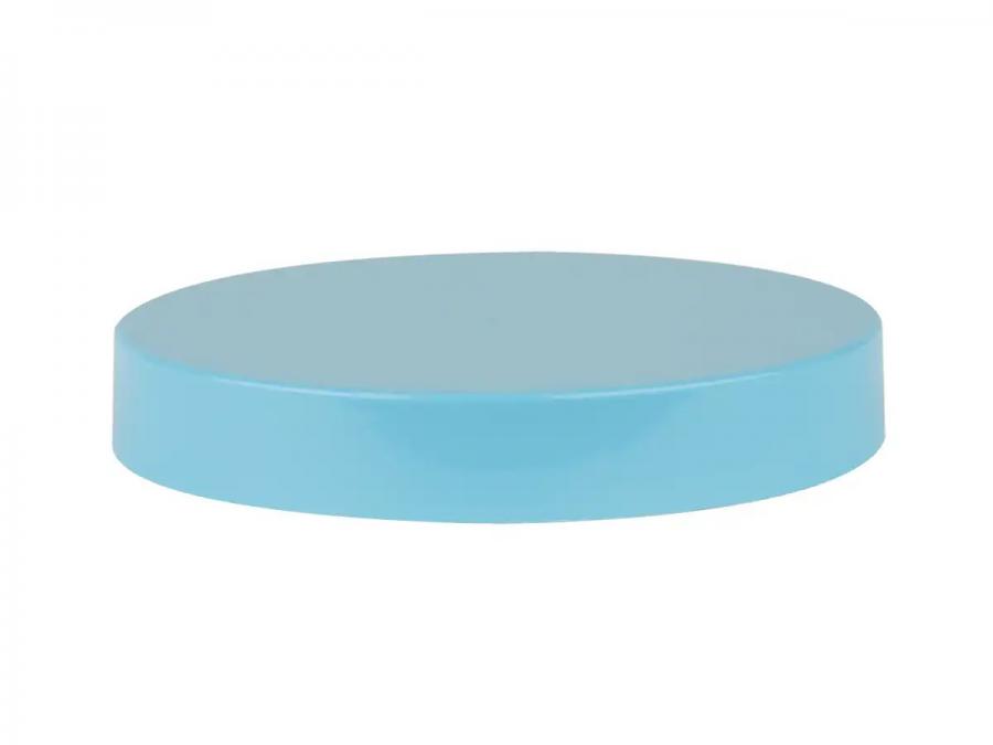 89-400 Blue Skies Smooth CT Flat PP Plastic Jar Cap-Foam Liner