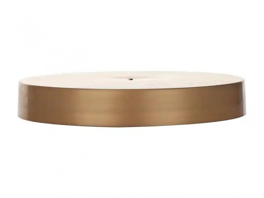 89-400 Gold Smooth Flat PP Plastic CT Jar Cap-HS Liner-MRP
