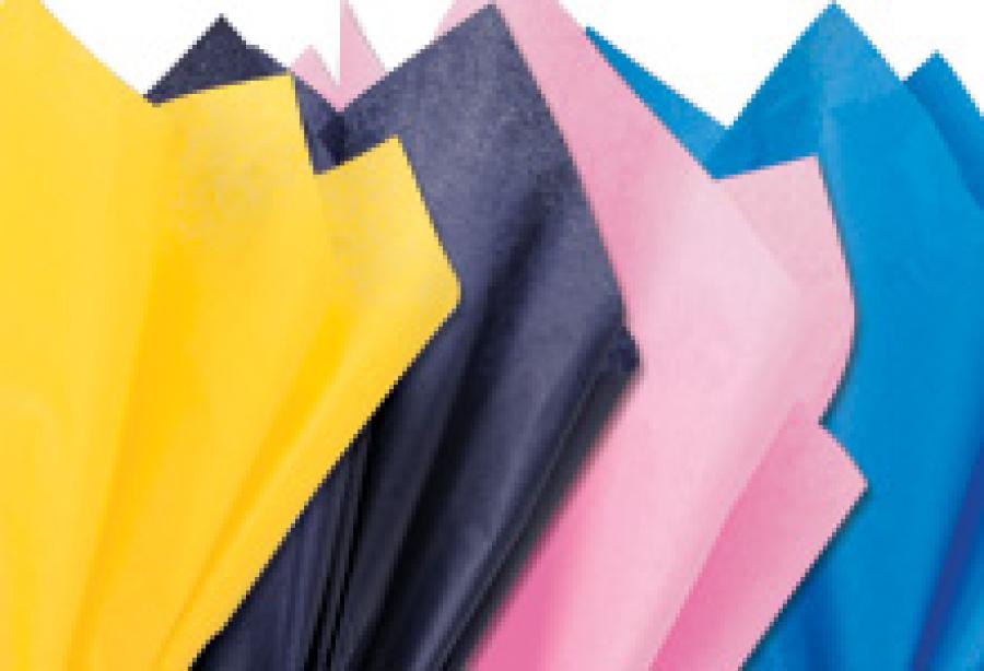 24 Sheets of 20x30 in. Assorted Colored Tissue Recycled Paper Mix & Match for VOLUME DISCOUNTS