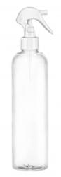 8 oz. Clear 24-410 PET (BPA Free) Plastic Round Bullet Bottle-Mini Trigger (Stock)