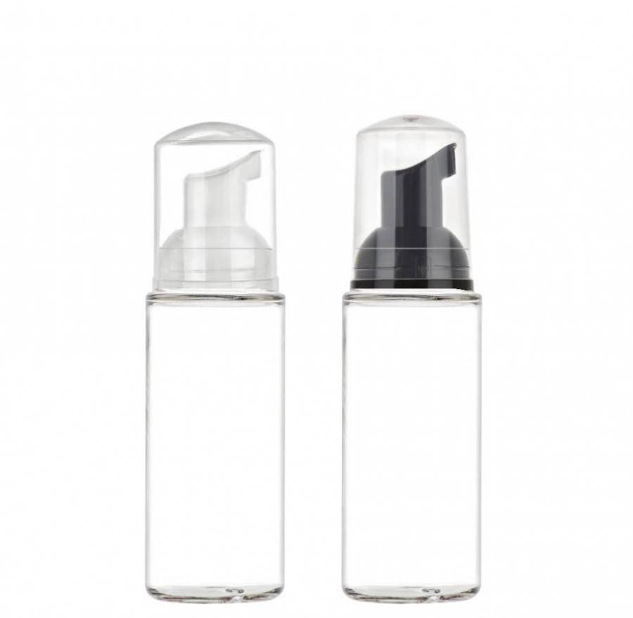 1.67 oz. Clear PET Cylinder Round (50ml) Plastic 30MM Bottle-Foamer
