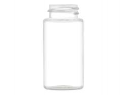 .67 oz. (2/3 oz) (20 ml) Clear 22-400 Round PET Plastic Bottle