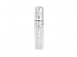 .166 oz (1/6 oz) (4.5 ml) Frosted 14 MM Round Other Plastic Bottle with Natural Treatment Pump & Overcap (3 pc) 30% OFF