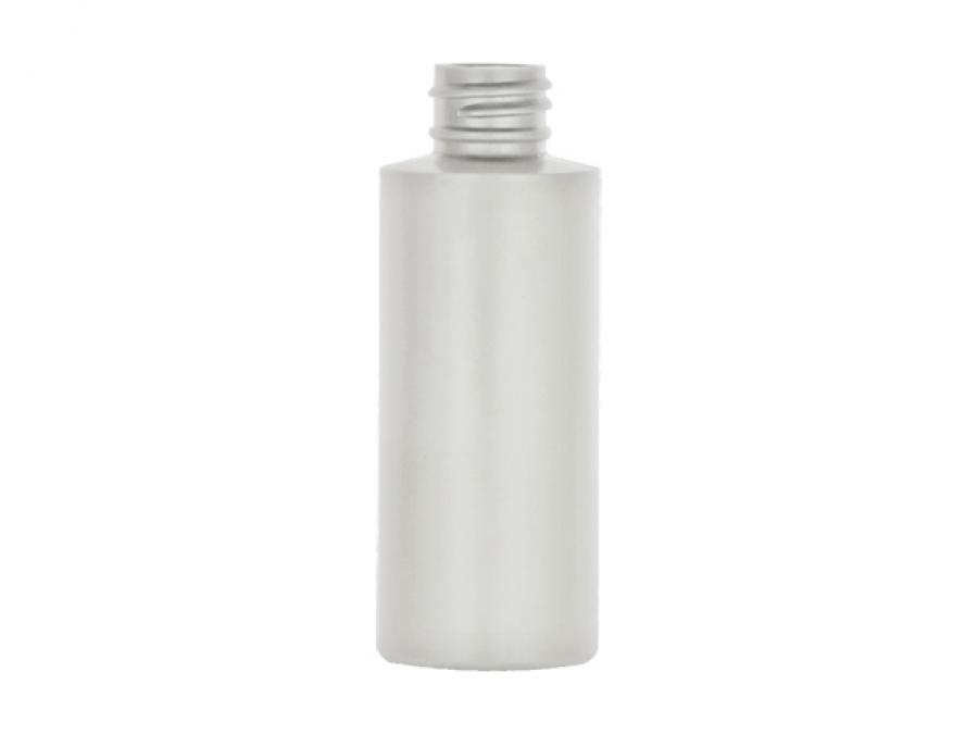 2 oz. Gray Light 20-10 Cylinder Round Slightly Squeezable HDPE Opaque Plastic Bottle-Dispensing Cap